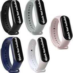 Barbet Adjustable Silicone Band Straps Compatatible with Xiaomi Mi Band 3/ Mi Band 4 Watch Strap Band Bracelet- Pack of 5-picture-13