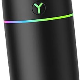 Small Humidifier Low Noise Compact Desk Humidifier for NightStand Indoor Car Black|Home & Garden |1 Portable Humidifier-picture-17