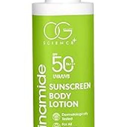 OG BEAUTY SCIENCE SPF 50 PA+++ Sunscreen Body Lotion with Niacinamide & Cica - Dermatologically Tested - Broad Spectrum 200 ML-45