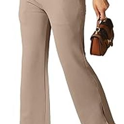 Women's Straight Fit Mid Rise Textured Lycra Solid Regular Fit Trouser Pant for Office, Elegant Workwear for Office, College & Events-image-48