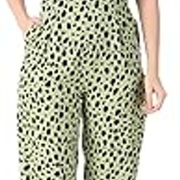 Polka Print Women Jumpsuit with Ruffled Shoulders and Concealed Zipper-image-8