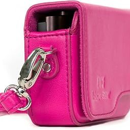 Megagear MG1221 Canon PowerShot G9 X Mark II, G9 X Leather Camera Case with Strap, Hot Pink-image-73