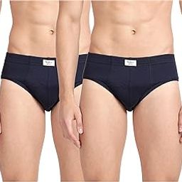 Innerwear Men's Cotton Brief (Pack of 2) (CLB01-02_True Blue_True Blue_90-95_Blue_90-95)-image-11