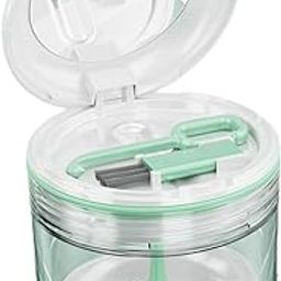 UJEAVETTE® Denture Case Retainer Case Orthodontic Denture Cup for Dentures Traveling White-image-46