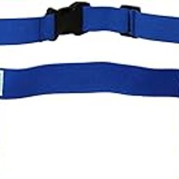 Reflective Tape Cycling Race Number Belt Triathlon Waist Belt Night Running Blue-image-34