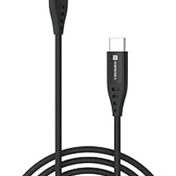 Portronics Konnect C1 20W PD Type C to Type C Data & Charging Cable with 1M Cable Length, Nylon Braided, Metal Heads(Black)-image-16