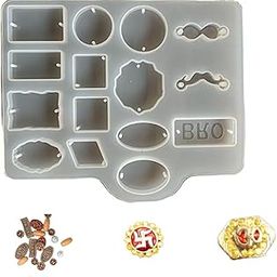 Snoogg Silicone 15 Cavities Latest Bro Rakhi Mold for Resin Art Casting with Relevant Embellishment-image-65