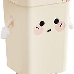 CALANDIS® Trash Can Simple Rubbish Can Kitchen Waste Basket for Restroom Office Garage S Standing | Trash Cans & Wastebaskets | Household Supplies & Cleaning-image-51