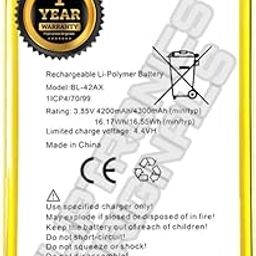 BL-42AX Battery for Infinix Note 4 X572 Battery with 1 Year Warranty**** (V58)-image-17
