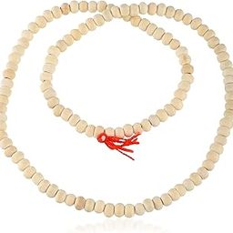 Pure Organic and Original 4mm Tulsi Neck Beads Rosary Red Tessel Mala (Necklace) Temple Jewelry For Men Women-image-67