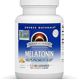 Source Naturals Melatonin, 2.5 mg, Sublingual Orange 60 Tabs-7