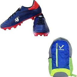 Sports Bag Verfied Mission Backpack with Gowin Football Shoe Ace Navy Red Size-8-image-43