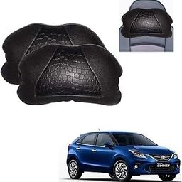 Kozdiko Pure Black Neck Rest Cushion Pillow Set of 2 Pcs for Toyota Glanza-picture-10