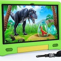 YACXBTK 10.1" Kids Tablet, Android 14, 8GB+64GB (TF 1TB) 6000mAh, Parental Control, Face Unlock, 1280x800 HD Screen - Green-image-53