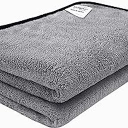 SOFTSPUN Microfiber Face & Hand Towel 2 Pc Light Grey! Ultra Absorbent Super Soft & Lightweight Quick Drying for Men & Women Daily Use Unisex., 1 TC-2