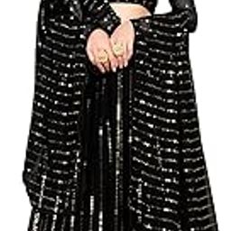 Women's Georgette Semi-stitched Lehenga Choli With Dupatta-picture-27