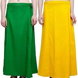 Pure Cotton Petticoat saya for Women (Pack of 2) Multicolour-image-66