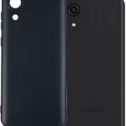 OneLike Shockproof Soft Slim Flexible Protective Case Cover Matte TPU Back Cover for Samsung Galaxy A03 Core - (Silicone, Black)-picture-21