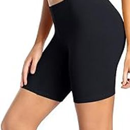 Amazon Brand - Nora Nico Women's Super Combed Cotton High Coverage Elastane Stretch Mid Waist Shorties with Concealed Waistband Shorts (Gym & Yoga)-image-92
