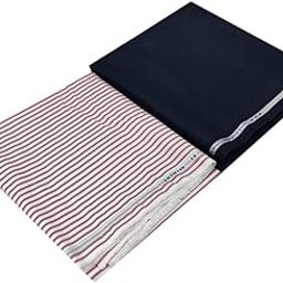 Men's Cotton Shirt and Trouser Unstitched Fabric Set - Gift Pack (Multicolour_Free Size) 8003-image-88