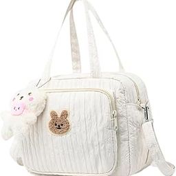 Diaper Bag Handbag Reusable Large Capacity Spacious Mummy Makeup Bag Handbag White|Baby | Strollers & Accessories | Stroller Accessories |1 Tote-12
