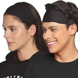 Boldfit Gym Headband for Men and Women - Sports Headband for Workout & Running, Breathable, Non-Slip & Quick Drying Head Bands for Long Hair (Black), One Size (HeadBandBlack)-25
