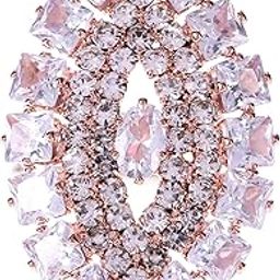 Fashion Latest Embellished Adjustable Ring For Girls And Women | Wedding Collection For Bride And Bridesmaid Finger Designer Ring-image-124