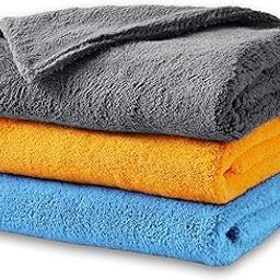 MAX Microfiber Cloth for Car (550 GSM, 3 Pc, 40 x 40 cm) Softest & SAFEST Ever Edgeless Coral Fleece Microfiber Cloth Towel for Car Cleaning, Drying, Buffing & Polishing-image-24