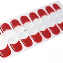 THE STYLE SUTRA 4xCured Gel Nail Polish Strips Stickers for Girls Salon Nail Gel Polish Strips Red-image-71