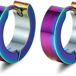 Fashion Earring for mens Classic Inspired MULTI Stainless Steel Stud Earring-image-49