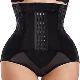 Tummy Control Panties for Women Shapewear Butt Lifter High Waist Trainer Corset Lace Slimming Body Shaper Underwear-image-42