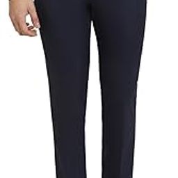 Men Slim Fit Solid Pattern Poly Viscose Blend Flat Front Formal Trouser-22