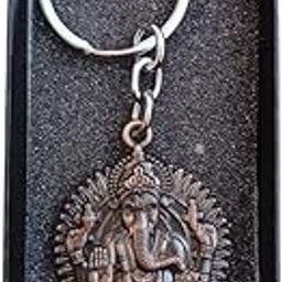 Hindu God of Beginnings Lord Shree Ganesh | Shiva' Son | Double Side Metal Keychain (Bronze)-13