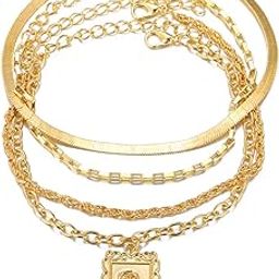 Gold Plated Multi Strand Bracelet Jewellery For Women (CT-ANKTT-5301)-12
