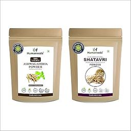 Humanveda Natural Ashwagandha Powder and Shatavari Powder - For Immunity Booster, Womens & Mens Health Care, 100g Each (100 * 2=200g)-image-5