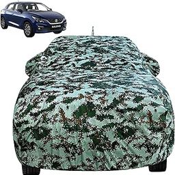 Auto Hub Waterproof Car Cover Compatible with Maruti Baleno with Mirror & Antenna Pocket, Soft Cotton Lining, Waterproof Baleno Car Cover- Forest Look - Multicolor-image-50