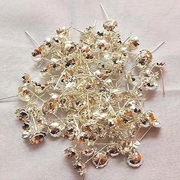 SRI YAGNAA - 108 Silver Flowers for Pooja - Ashtothram Shatanamavali for Laxmi Puja and Sravanamasam Pooja-image-45