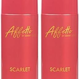 Affetto By Sunny Leone Scarlet deodorant Body Spray - For Men 150ML Each (300ML, Pack of 2)-49