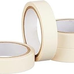 VOIISH Masking Tape (Pack of 4) - Multi-Use, Easy Tear, Residue-Free Adhesive for Carpentry, Labeling, Painting, and Packing – Durable & Versatile Self-Adhesive Tape (1 Inch 24 mm x 25 Meters)-image-20