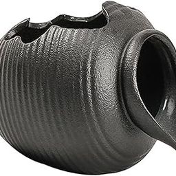 MYADDICTION Ceramic Circulating Fountain Jar 4x3.7x3.5inch Versatile Tabletop Decoration Style B-picture-17