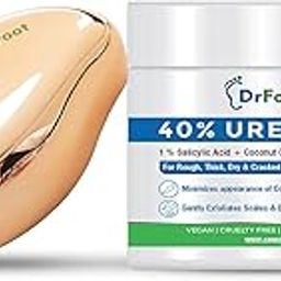Dr Foot 40% Urea Gel Moisturizes Callus Cracked Rough Dry Dead Skin- 100gm & Dr Foot Glass File Callus Remover | For Feet, Dead Skin, Callus Remover - ROSE GOLD-image-36