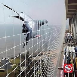 ESSOTI Uv Stabilized Anti Bird Net-Pigeon Net (10 X 8Ft)-25Mm Hole Size With Attached Corner Ropes & Installation Kit/Size, White-24