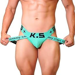 Men's Decorative Waistband Fashion Jockstrap Underwear-picture-41