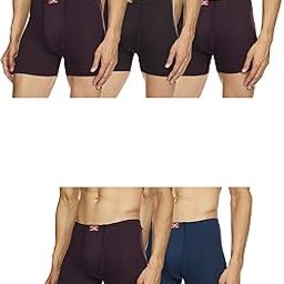 Jon Ace Plain Men Trunks, 100% Cotton, Breathable Fabric, Pack of 5-4