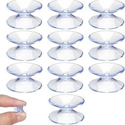 VAYINATO® (Pack of 10) Transparent Double Sided Suction Cup for Aquarium Fish Tank, Multifunctional Mirror Double Sided Non-Slip Glass Tabletop by Petzlifeworld-28