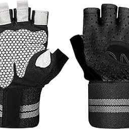THE STYLE SUTRA® Half Finger Gloves Breathable Mitts Anti Shock Workout Weight Lifting Gloves Black | Sporting Goods | Fitness Running & Yoga | Strength Training | Gloves Straps & Hooks-image-51