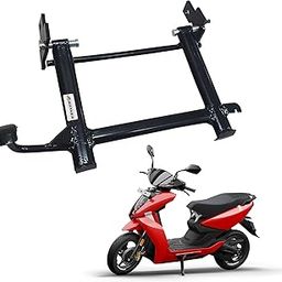 MAHABIR Heavy Duty Iron Rod Center Stand/Main Stand with 3 Layer Coating Compatible for 450X and 450 Plus - Durable Sturdy Support (Black)-32