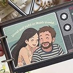 The Grandeur Personalised Photo Album with Ghibli Art, Custom Couple Gift for Wedding and Valentine's Day-11
