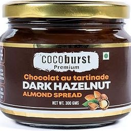 Jindal Cocoa Cocoburst Dark Chocolate Hazelnut Almond Spread - 300g | Chocolate Spread without Palm Oil | No Artificial Preservatives & Trans-Fat | Dark Chocolate Spread-image-5