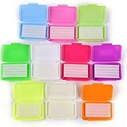 Dental Ortho Wax Sheets Box Of 5 Strips In Each (Multi Colour) | Set Of 10 Box | Dental Orthodontics Ortho Wax fruit Scent For Brace Bracket Gum Irritation-image-82
